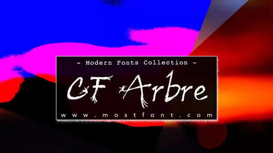 Typographic Design of CF-Arbre