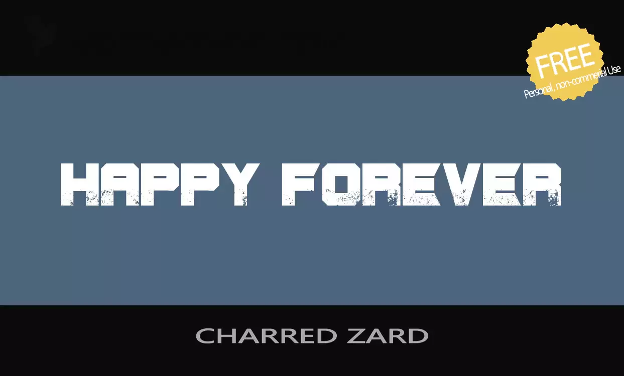 Sample of CHARRED-ZARD