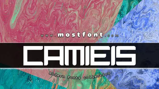「Camieis」字体排版图片