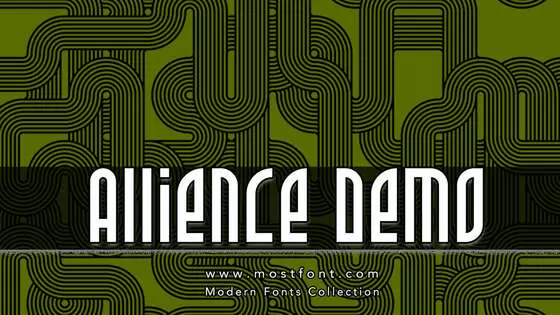 「Allience-Demo」字体排版样式