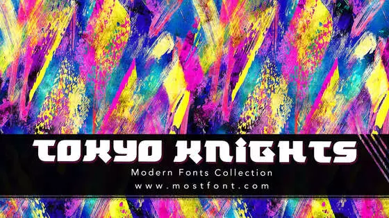 Typographic Design of Tokyo-Knights