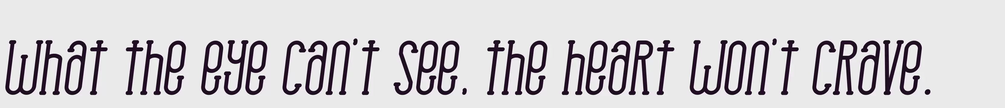Preview Of serif italic