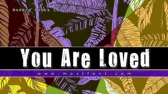 Typographic Design of You-Are-Loved