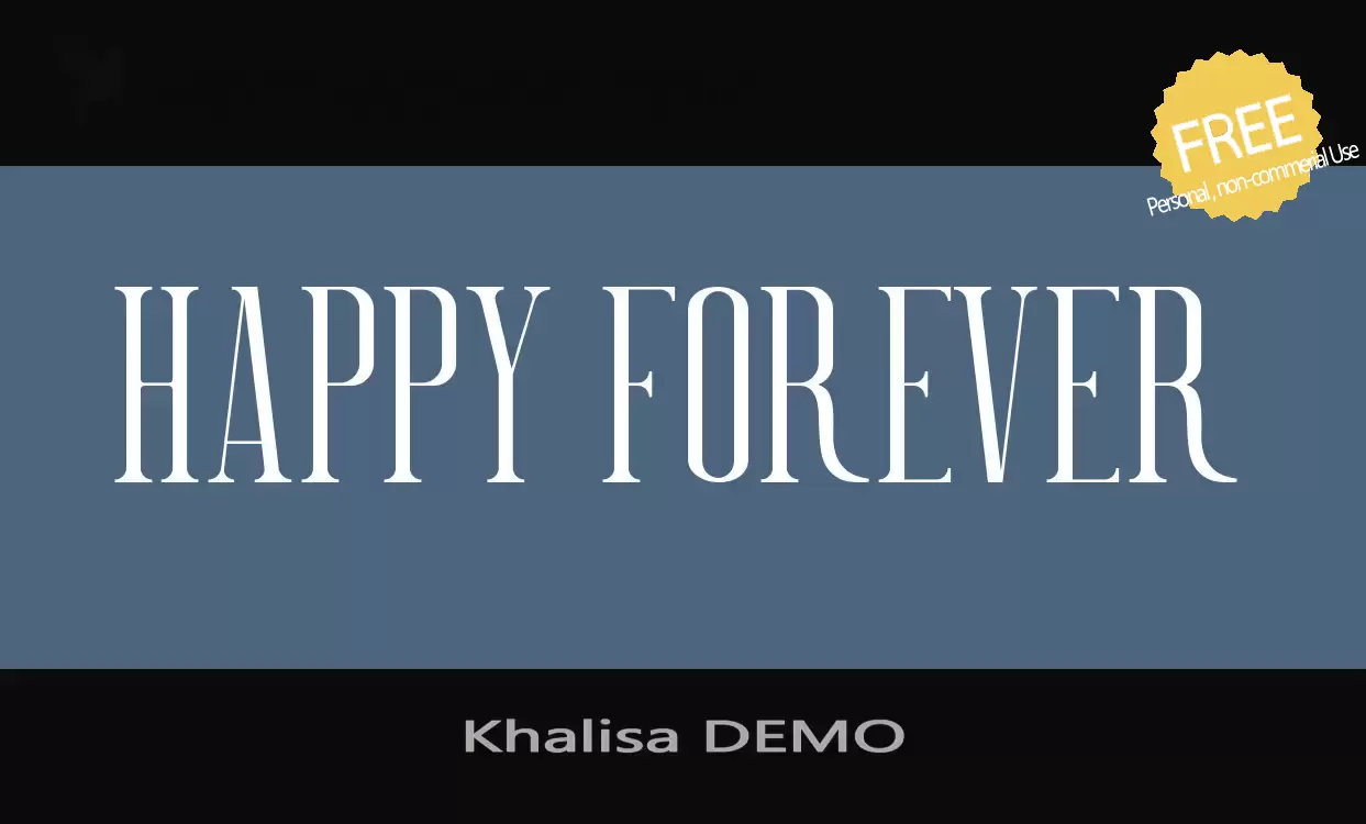 Sample of Khalisa-DEMO