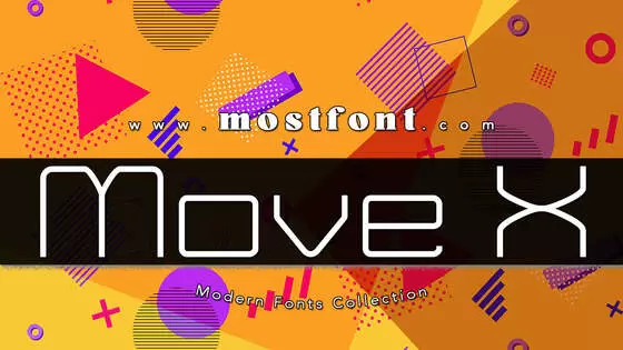 「Move-X」字体排版图片