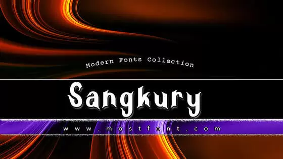 Typographic Design of Sangkury