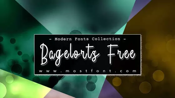 Typographic Design of Bagelorts-Free