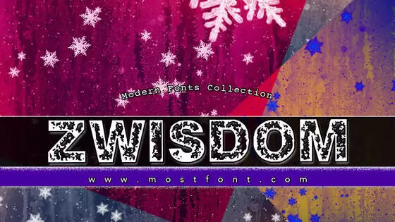 「ZWISDOM」字体排版图片