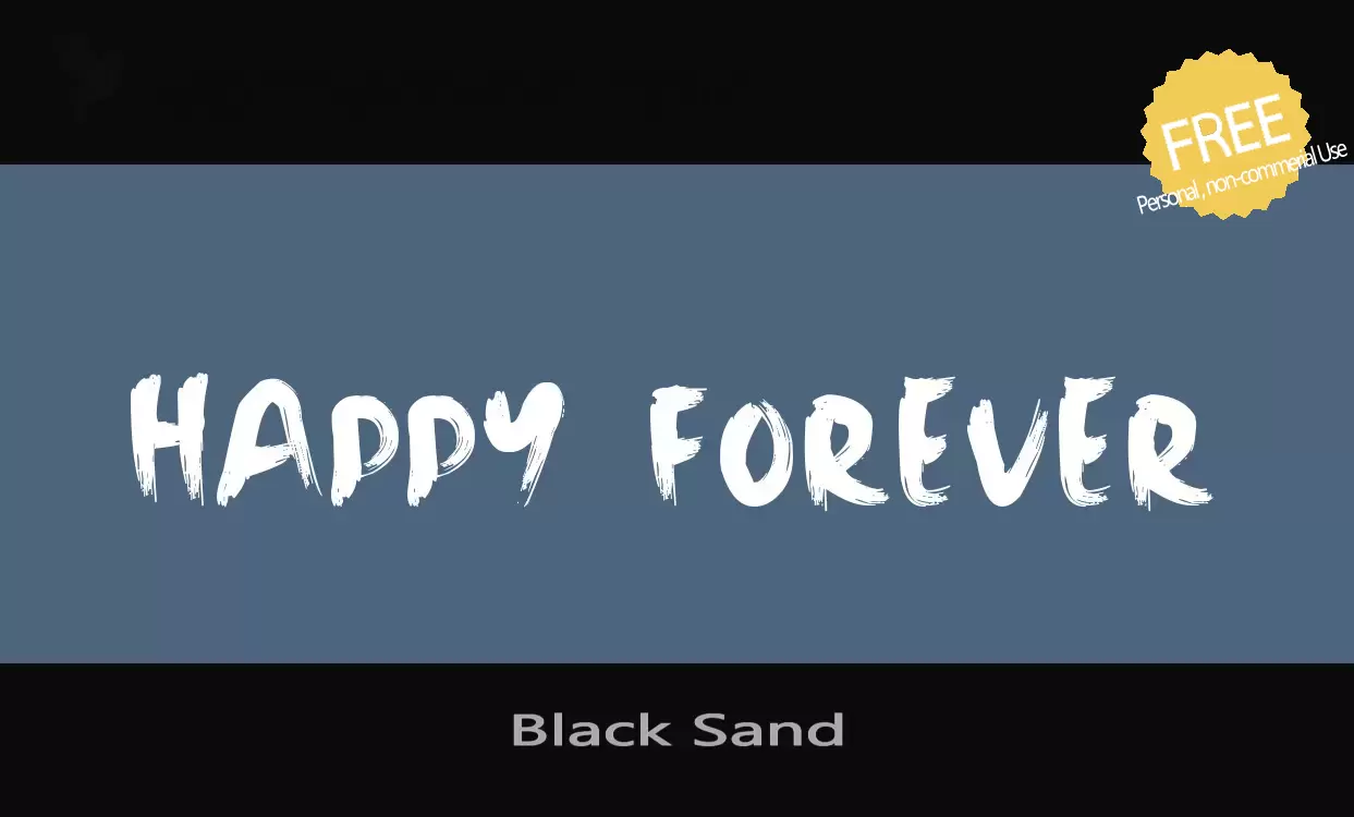 Sample of Black-Sand
