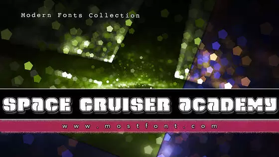「Space-Cruiser-Academy」字体排版图片