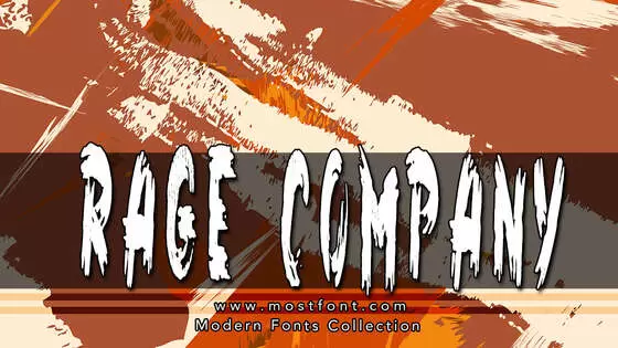 Typographic Design of Rage-Company