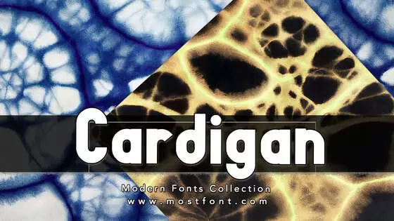「Cardigan」字体排版样式