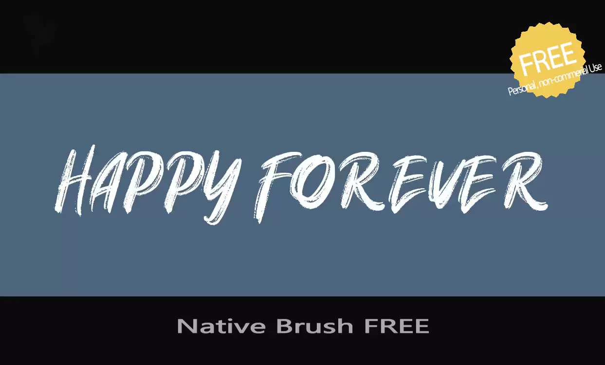 Sample of Native-Brush-FREE