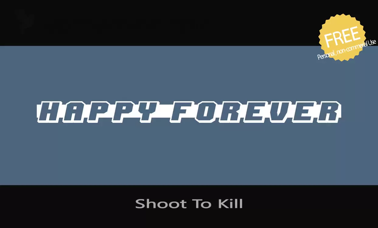 Sample of Shoot-To-Kill