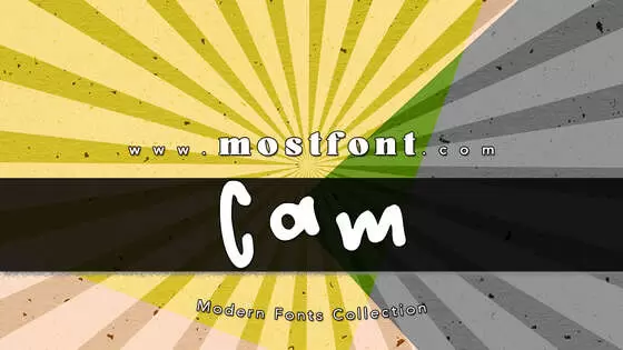 Typographic Design of Cam