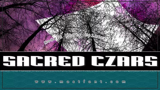 Typographic Design of Sacred-Czars
