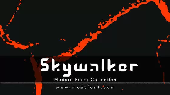 Typographic Design of Skywalker