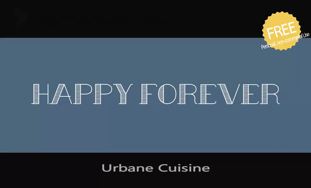 Sample of Urbane-Cuisine