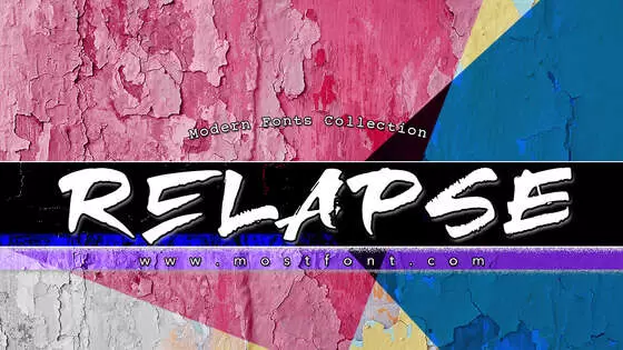 「RElapse」字体排版图片
