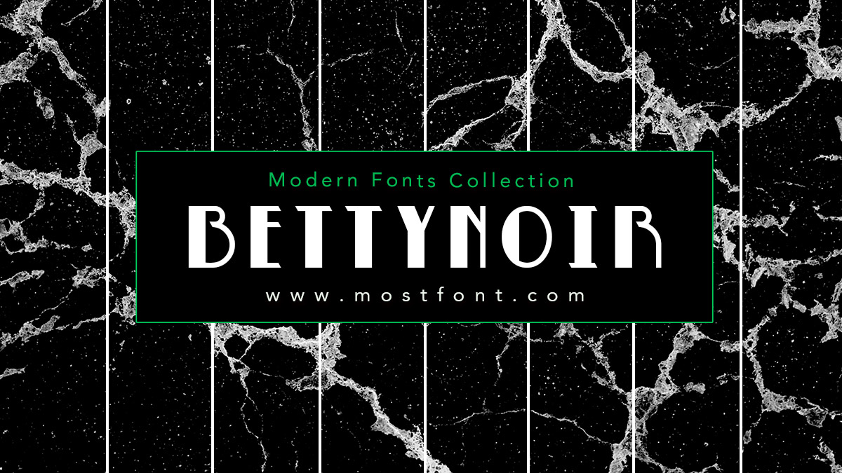 Bettynoir Font by t