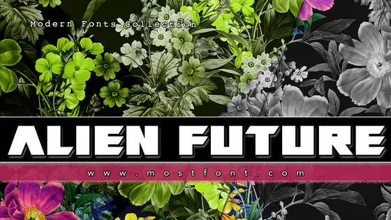 「Alien-Future」字体排版图片