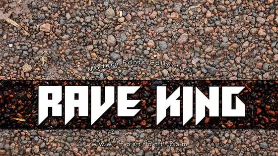「Rave-King」字体排版样式