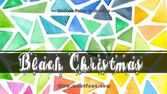 「Black-Christmas」字体排版图片