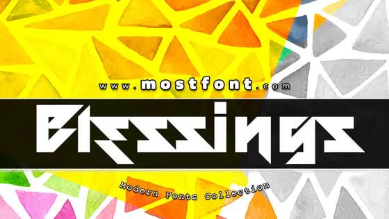 「Blessings-Of-Babylon」字体排版样式