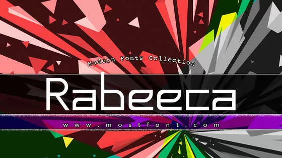 Typographic Design of Rabeeca