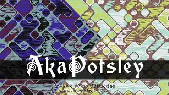 Typographic Design of AkaPotsley