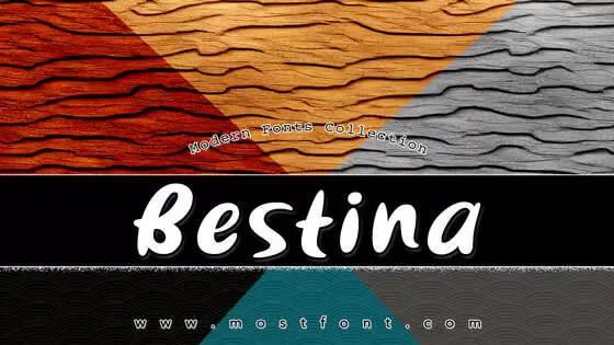 「Bestina」字体排版样式