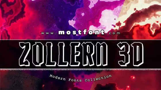 Typographic Design of Zollern-3D