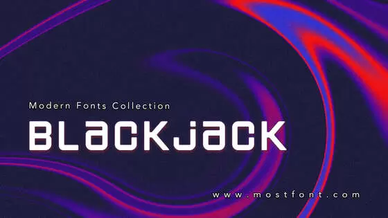 Typographic Design of Blackjack