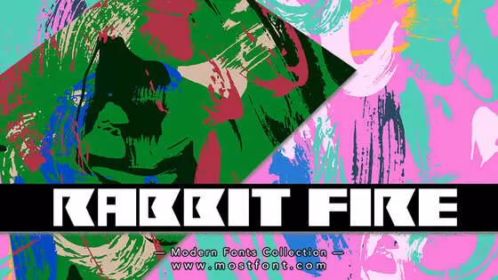 「Rabbit-Fire」字体排版样式