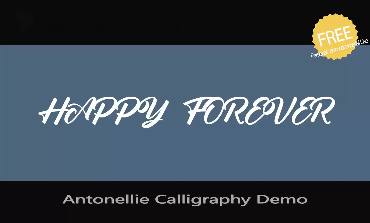 Sample of Antonellie-Calligraphy-Demo