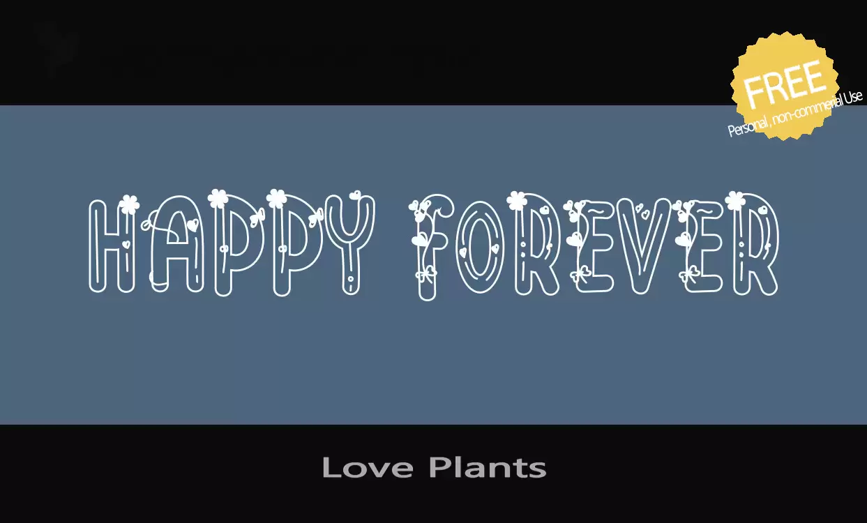 Sample of Love-Plants