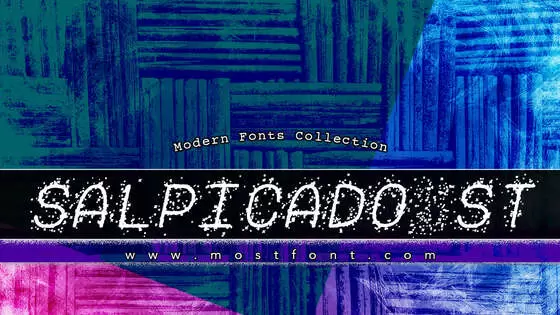 「Salpicado-St」字体排版图片