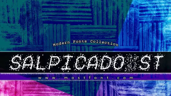 Typographic Design of Salpicado-St