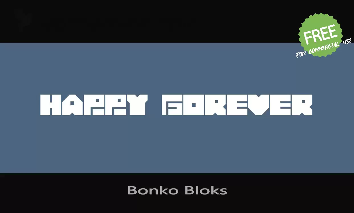Sample of Bonko-Bloks