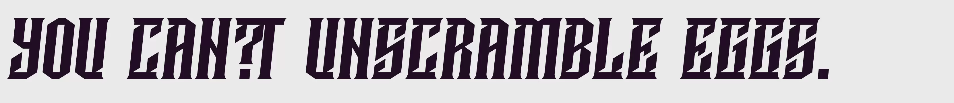 「Italic」字体效果图