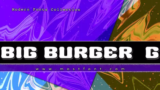 「BIG-BURGER--G」字体排版图片