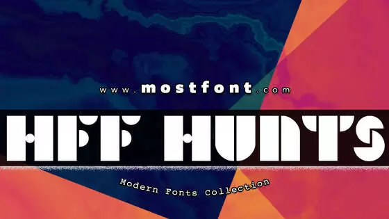 「HFF-Hunts-Deco」字体排版图片