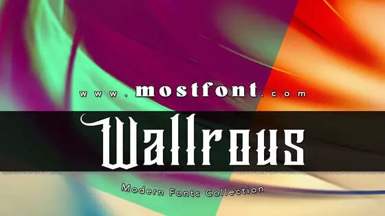 Typographic Design of Wallrous