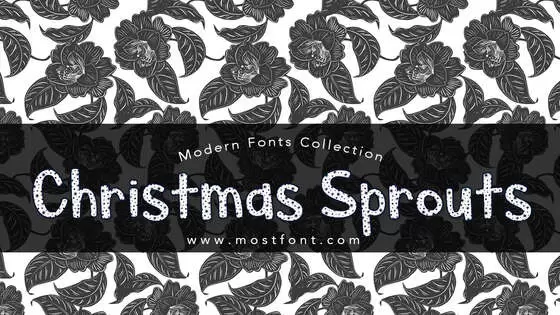 Typographic Design of Christmas-Sprouts