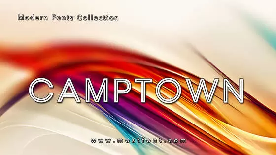 Typographic Design of CAMPTOWN