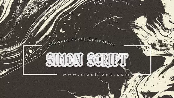 Typographic Design of Simon-Script