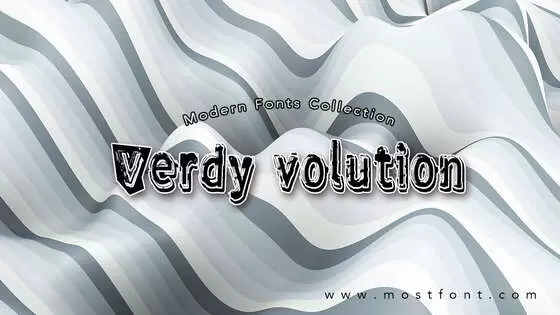 Typographic Design of Verdy-?volution