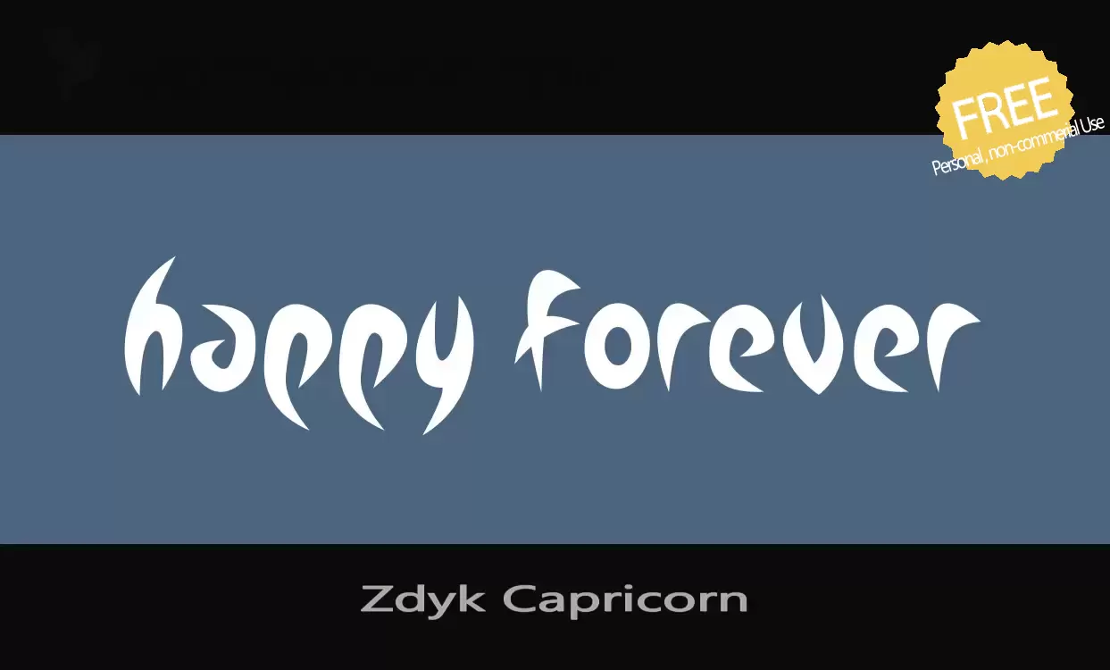 Sample of Zdyk-Capricorn