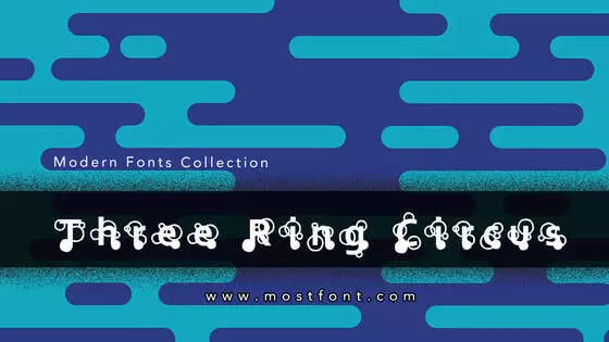 Typographic Design of Three-Ring-Circus