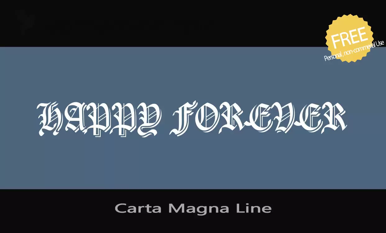 Sample of Carta-Magna-Line